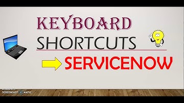 Keyboard Shortcuts Servicenow #Tips and Tricks #Snow #servicenow #Shortcuts