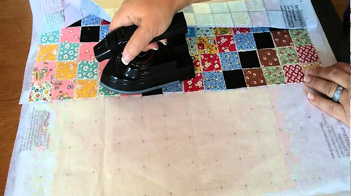 Fusing Easy Piecing panels together