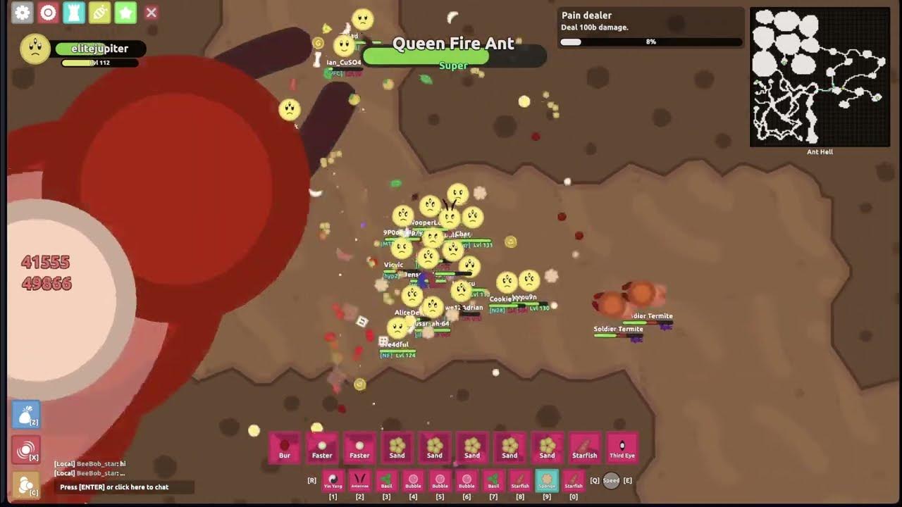 Florr io super fire queen ant fight in termite hell youtube