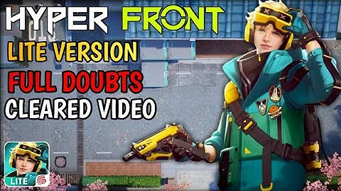 HYPER FRONT▶LITE Version Full Doubts Clear Video | hyper front account transfer to lite version ?