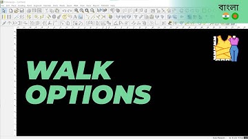 বাংলা - Walk Options | TUKAdesign Video Help | CAD Pattern Making Software | Bangla