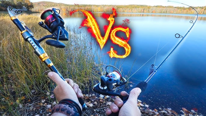 Save your Money! Telescopic Fishing Rod VS Two-piece Fishing Rod 