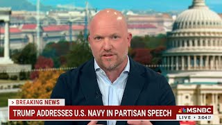 Msnbc Deadline White House - Oct 28 2025 - Trump Addresses Navy In Partisan Speech