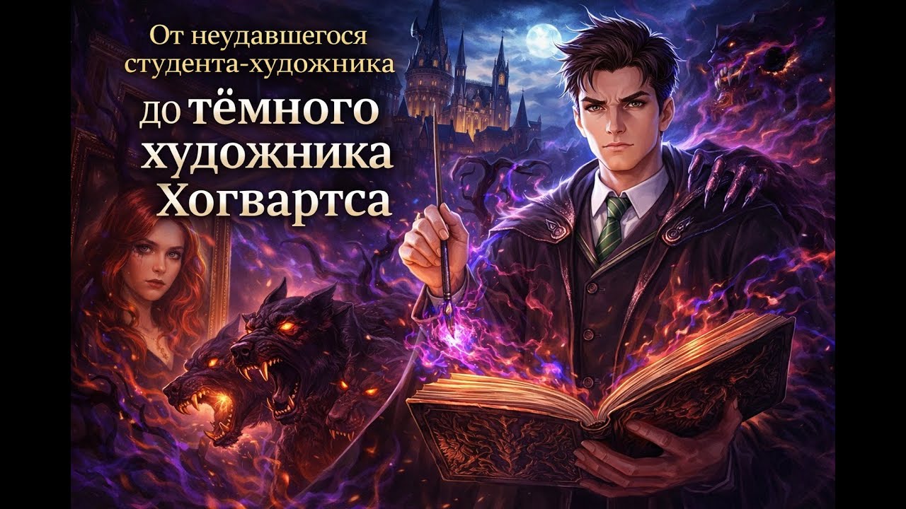 От неудавшегося студента-художника до тёмного художника Хогвартса 1