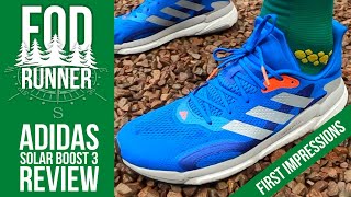 Adidas SOLAR BOOST 3 REVIEW - First Impressions - Best Daily Trainer Of  2021?? | FOD Runner - YouTube