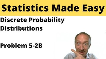 Statistics - Module 5  - Discrete Probability Distributions - Problem 5-2B