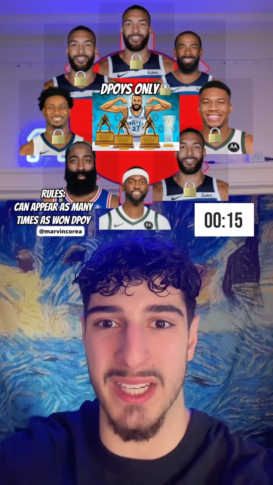 Buddy did NOT have 4 Rudy Goberts?? #nba #wemby #lebron #giannis #draymondgreen #fexr