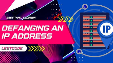 1108. defanging an ip address leetcode Java | Tamil Solution in 1 word 🔥