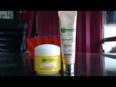 Garnier light complete speed white fairness cream with serum and garnier BB cream review