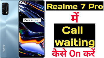 How to enable call waiting feature in realme 7 pro || Realme 7 pro me call waiting kaise on kare ||