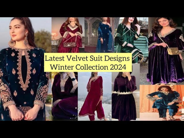 Buy Black Velvet Salwar Kameez Online for Women in USA