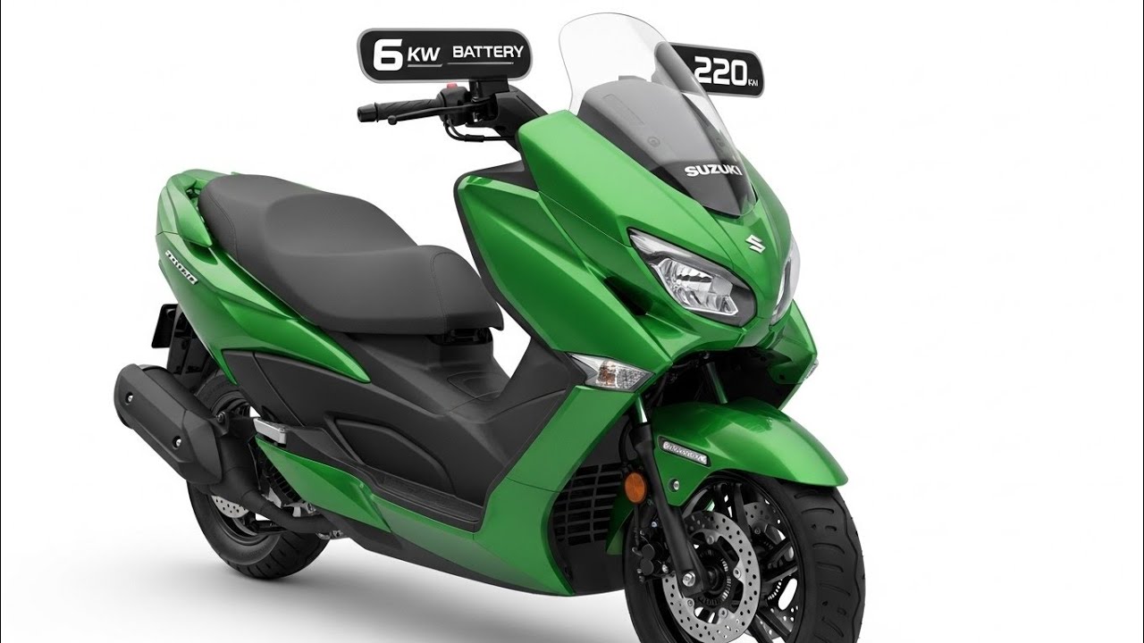 NEW Suzuki Burgman Electric 2026 Revealed ⚡ 220KM Range & 6kW Battery – The Future of Scooters!”