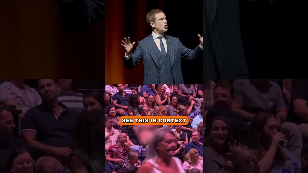 A disruptive audience member pushes things too far... #jimmycarr #crowdwork #hecklers #standupcomedy