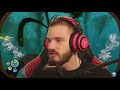 Pewdiepie gets scared by fish in subnautica