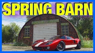 Forza Horizon 4 : SPRING BARN FIND LOCATION + CUSTOMIZATION!!