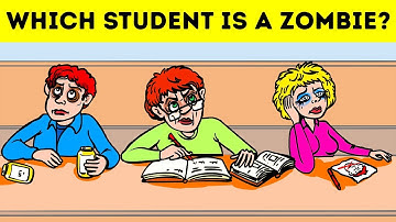 👦 Can You Solve These 20 Logic Puzzles And Zombie Riddles In 7 Seconds? ⏱️