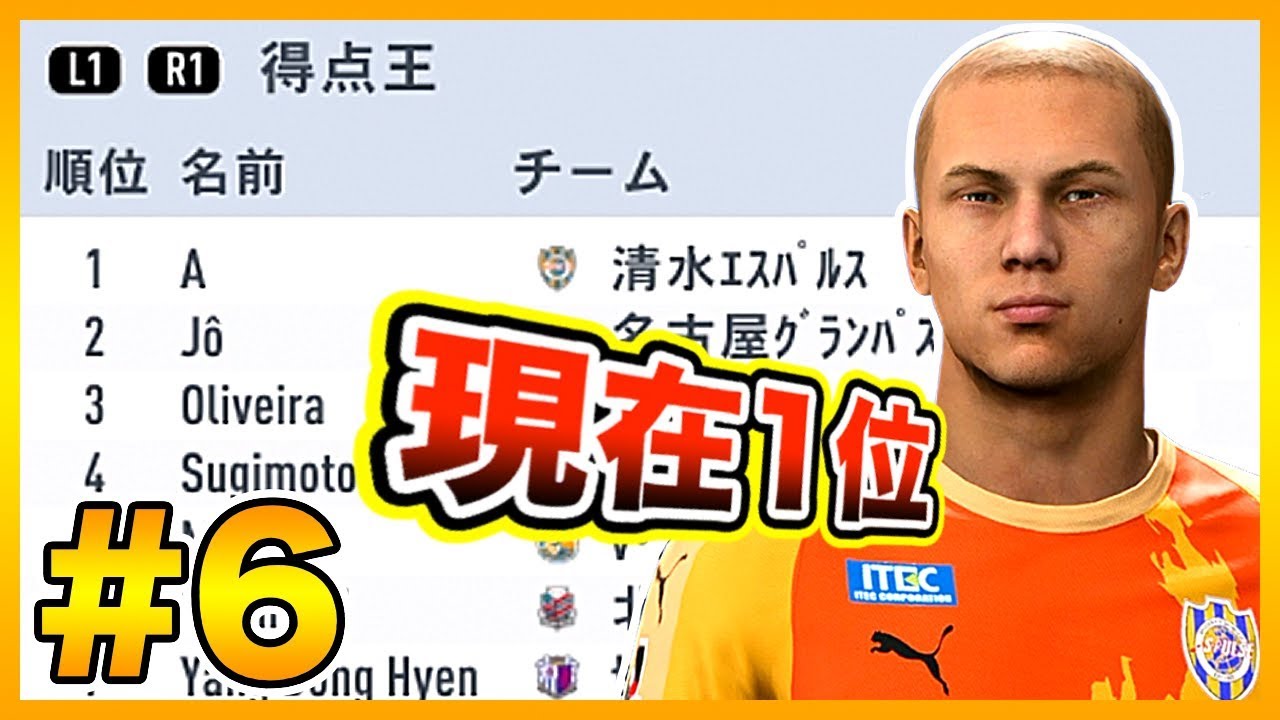 Fifa 19 現在得点ランキングトップ Aを Cロナウド より強くしよう Part6 選手キャリアモード Youtube