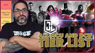 All Marvel and DC Movies Tier List Video #mcu #dc  #tierlist