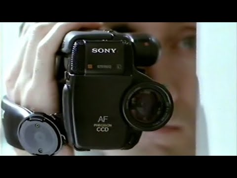 1990 Sony TR-75 8mm Camcorder TV Advert - YouTube