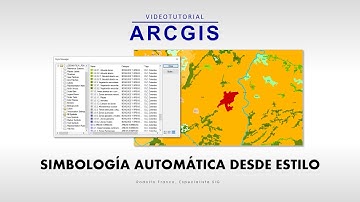 Tutorial ARCGIS Cap.18-03 - Simbología automática desde estilo en ArcGIS Desktop