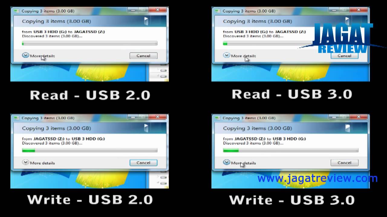 Usb transfer rate comparison youtube