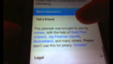 How to Jailbreak your iPod iPHONE iPad 2G 3G 4G - Quick, Easy and Simple NO COMPUTER NEEDED