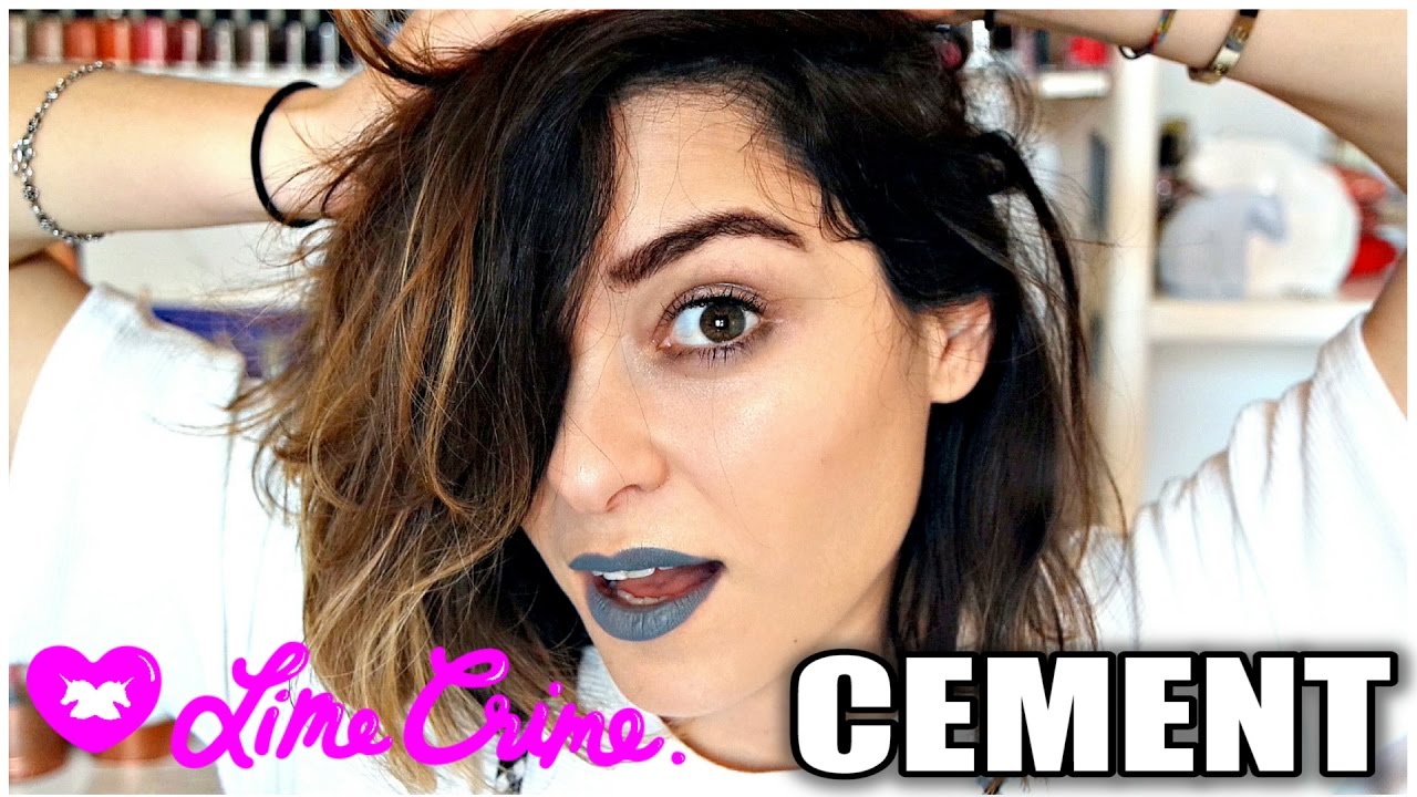 LIME CRIME VELVETINES CEMENT LOOK | CarmenDinn
