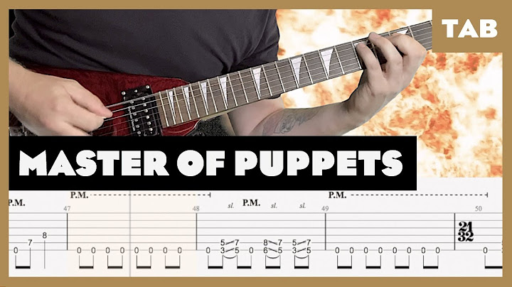 Master of Puppets Guitar version - Guitar performance video thumbnail
