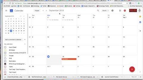 Google Calendar to Share on Schoology