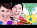 THE DISASTER ARTISTS - Dan vs. Phil: 90 Second Portraits!