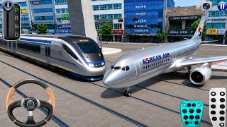 🚆✈️3D Driving Class - Train vs Airplane Challenge in USA! 🇺🇸 | Car Driving Games screenshot 4