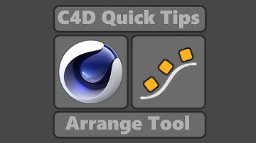 Arrange tool (Cinema 4d quick tips)