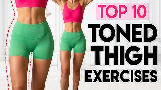 TOP 10 TONED THIGH EXERCISES (14 day results) | 5 min Workout screenshot 2