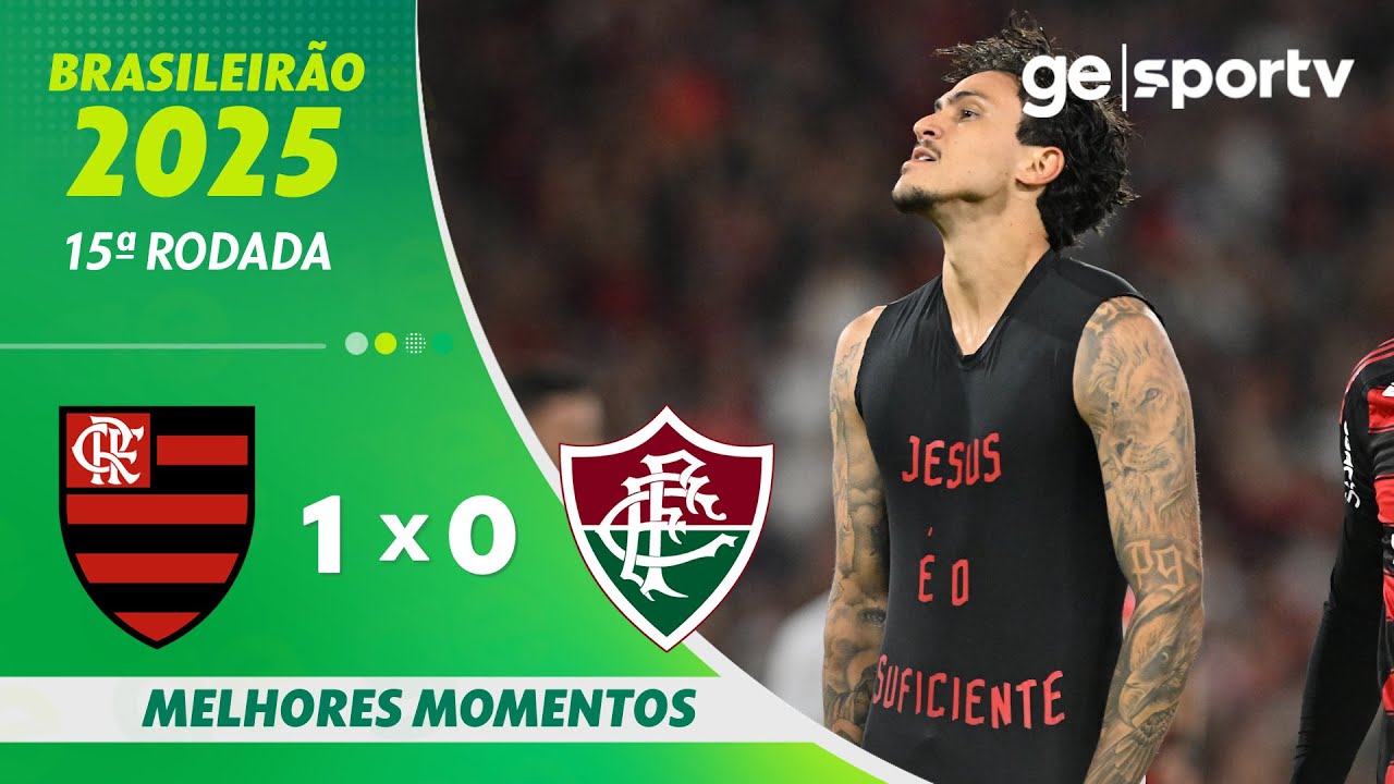 FLAMENGO 1 X 0 FLUMINENSE | MELHORES MOMENTOS | 15ª RODADA BRASILEIRÃO ...