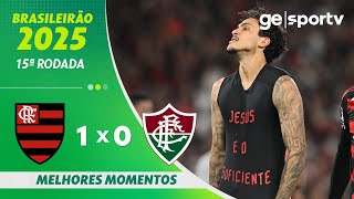 Thumbnail for FLAMENGO 1 X 0 FLUMINENSE | MELHORES MOMENTOS | 15ª RODADA BRASILEIRÃO 2025 | sportv