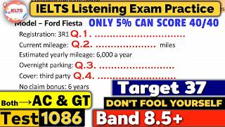 IELTS Listening Practice Test 2026 with Answers | 26.08.2026
