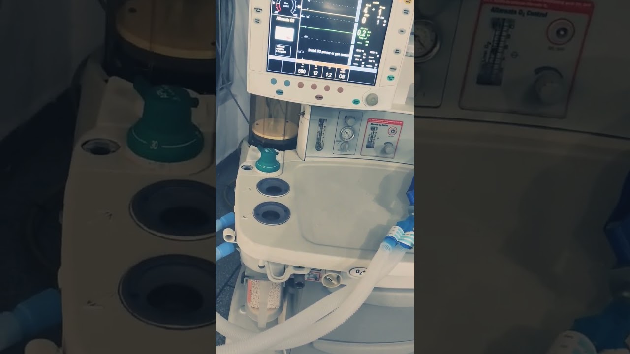 Datex Ohmeda Avance Anesthesia Machine with 7100 ventilator YouTube