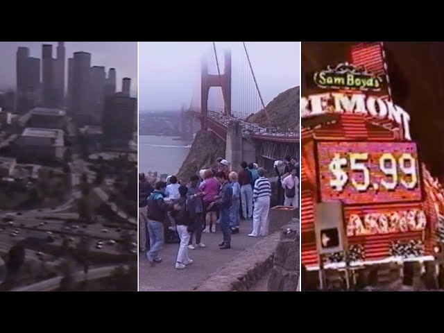 Los Angeles 1992' Footage with GTA San Andreas Main Theme | (San Francisco and Las Vegas) class=