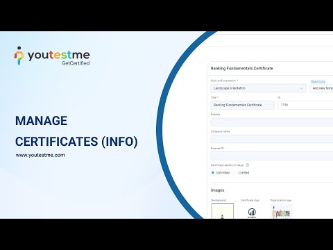 Manage Certificate Information video thumbnail