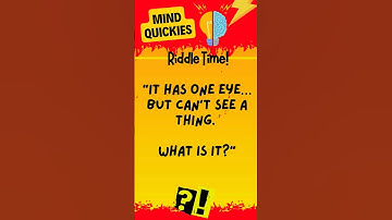 It Has One Eye but Can’t See #deepcutriddle #shorts #mindtwist