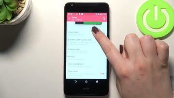 How to show battery percentage in HTC Desire 628 | Find battery info in HTC Desire 628