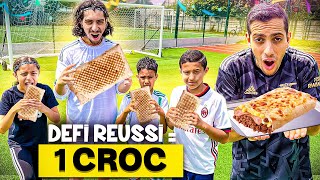 1 DÉFI REUSSI = 1 MAXI CROC DANS UN TACOS POUR MYRIAM VS DES ABONNÉS ! ( tacos géant)