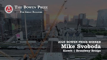 2025 Bowen Prize for Great Builders
