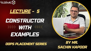#5 | Constructor | OOPs Placement Series