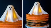 Easy Ghost Halloween cake | Halloween cake decorating - YouTube