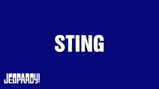 STING: A Category Presented by Iconic Musician Sting | JEOPARDY!