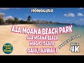 Ala Moana Beach Park Ala Moana Beach Magic Island Walk Oahu Hawaii April 29, 2020