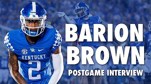 Barion Brown called his shot, predicted Kickoff Return Touchdown in Kentucky Football Debut