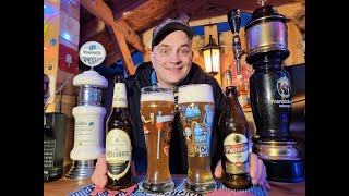 LIDI Vs ALDI Budget Weissbier Rheinbacher Wheat Beer Perlenbacher Patronus Hefe Weissbier 5.0% ABV