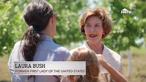 Laura Bush   appears on HGTV's "Fixer Upper" -  Ja...